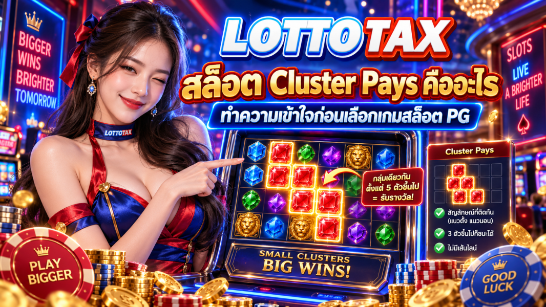 สล็อต Cluster Pays คืออะไร ทำความเข้าใจก่อนเลือกเกมสล็อต PG