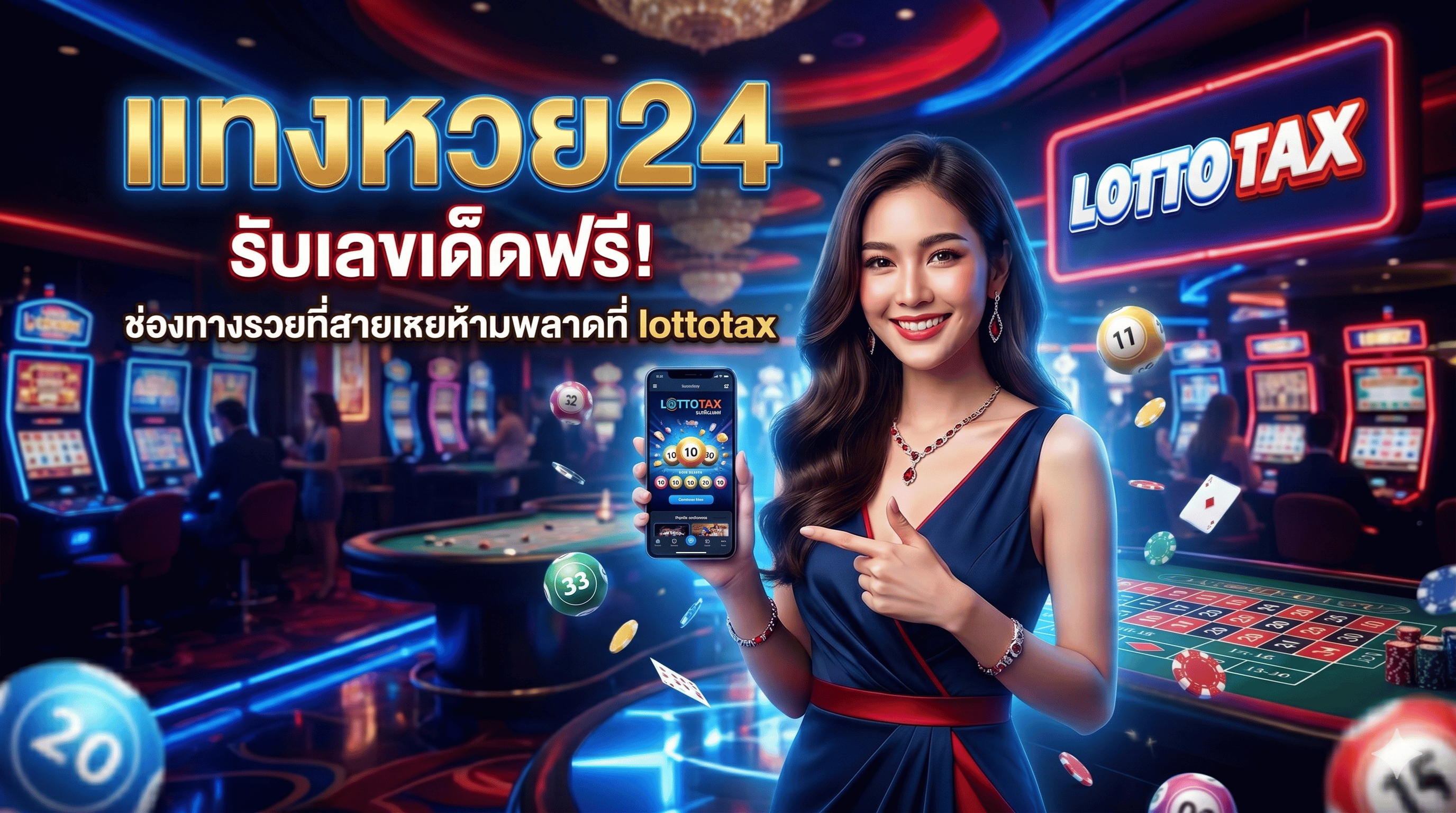 แทงหวย24 รับเลขเด็ดฟรี! ช่องทางรวยที่สายหวยห้ามพลาดที่ lottotax