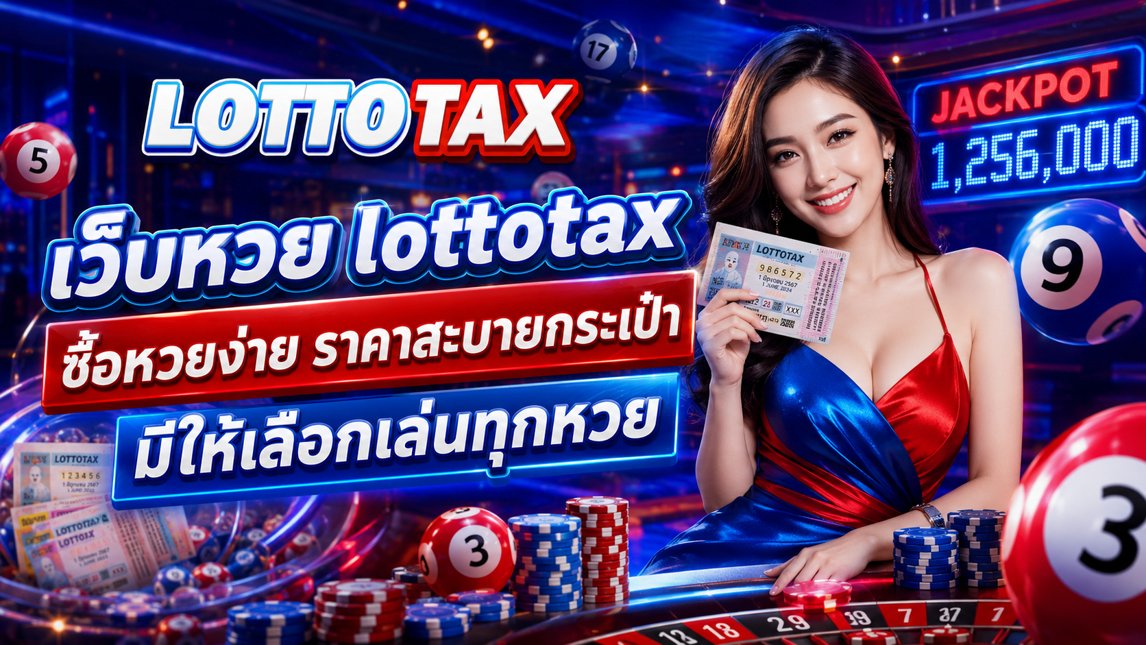 เว็บหวย lottotax ซื้อหวยง่าย ราคาสบายกระเป๋า มีให้เลือกเล่นทุกหวย