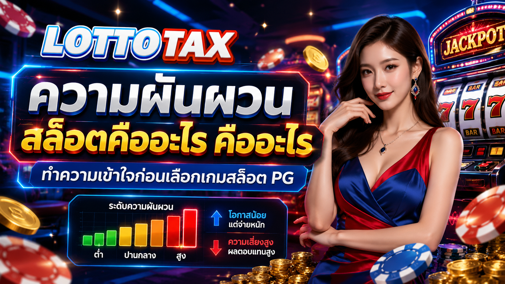 ความผันผวนสล็อตคืออะไร ทำความเข้าใจก่อนเลือกเกมสล็อต PG