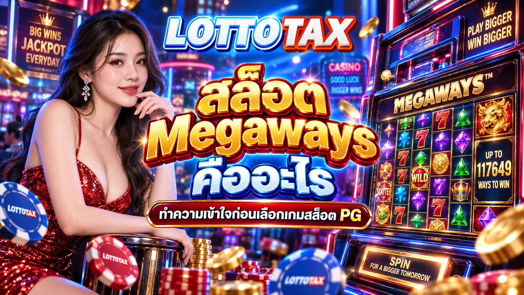 สล็อต Megaways คืออะไร ทำความเข้าใจก่อนเลือกเกมสล็อต PG
